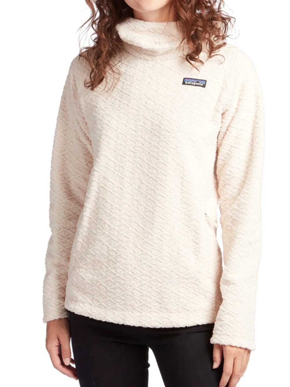 Patagonia Women’s Diamond Capra Hoody – Oyster White – Size Small